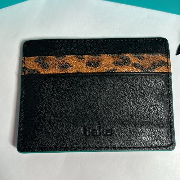 Tieks Card Case - Leopard - Picture 2 of 3